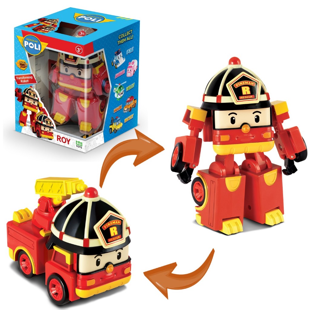 ROBOCAR POLI RoyTransforming Roy 4" ของเล่นหุ่นยนต์แปลงร่าง โรโบคาร์ โพลี รอย รหัส ROR0652