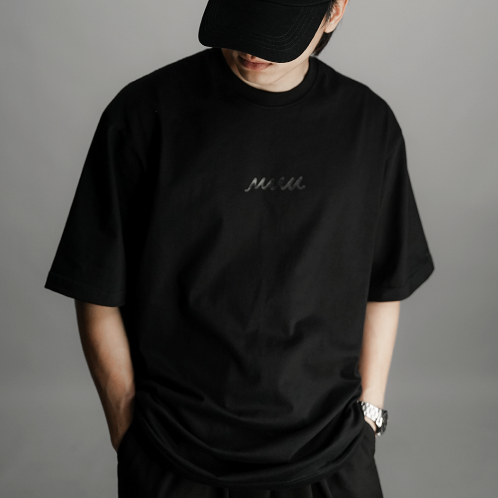 MUU T-SHIRT BLACK NUMERAL COLLECTION II เสื้อยืดทรง OVERSIZED เสื้อโอเวอร์ไซส์ ผู้ชาย ผู้หญิง