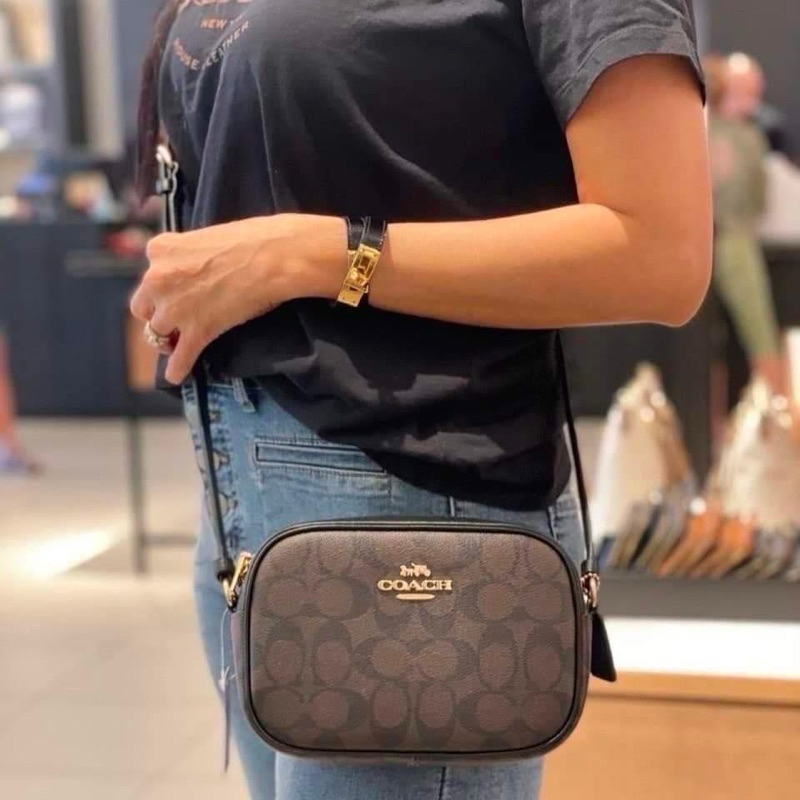 ^_^ ลดเพิ่มทุกวัน:โค้ดคุ้ม Xtra+ส่วนลดร้านค้า^_^ พร้อมส่ง แท้100% MINI JAMIE CAMERA BAG IN SIGNATURE CANVAS - รูปที่ 4