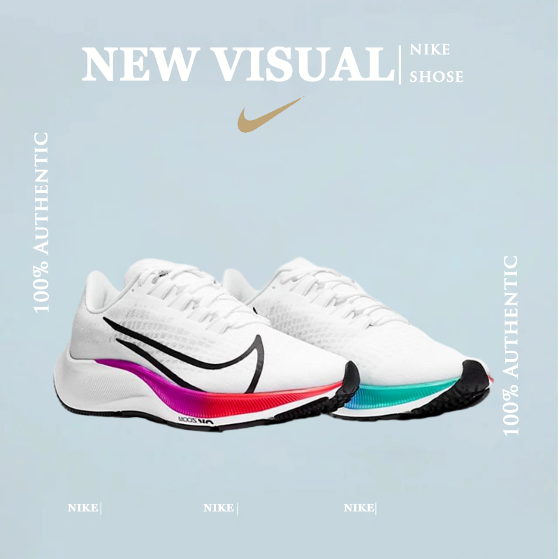 ข้อเสนอพิเศษ ของแท้Nike Air Zoom Pegasus 37 รองเท้าวิ่งผู้ชายและผู้หญิง