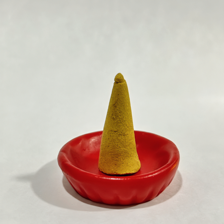 เชิงวางกำยานขนาดจิ๋ว วัสดุเป็นงานเรซิ่น ขนาดประมาณ กว้าง 3.3 x สูง 1 เซนติเมตร ใช้หรับวางธูปจุดกำยาน - รูปที่ 6