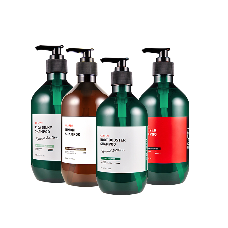 แชมพูบำรุงเส้นผมเกาหลี grafen 150ml 300ml 500ml korean hair care shampoo grafen