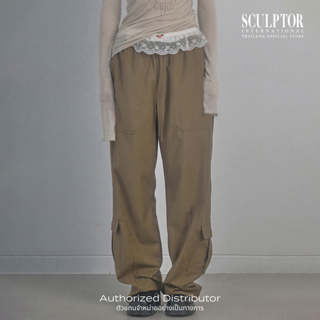 SCULPTOR® กางเกง Stitch Detail Carpenter Pants
