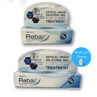Rebac Medical -Grade Silicone Gel 5 g. exp 29/03/2025 /15 g. exp 28/03/2025 เจลดูแลแผลเป็นเกรดทางการแพทย์.