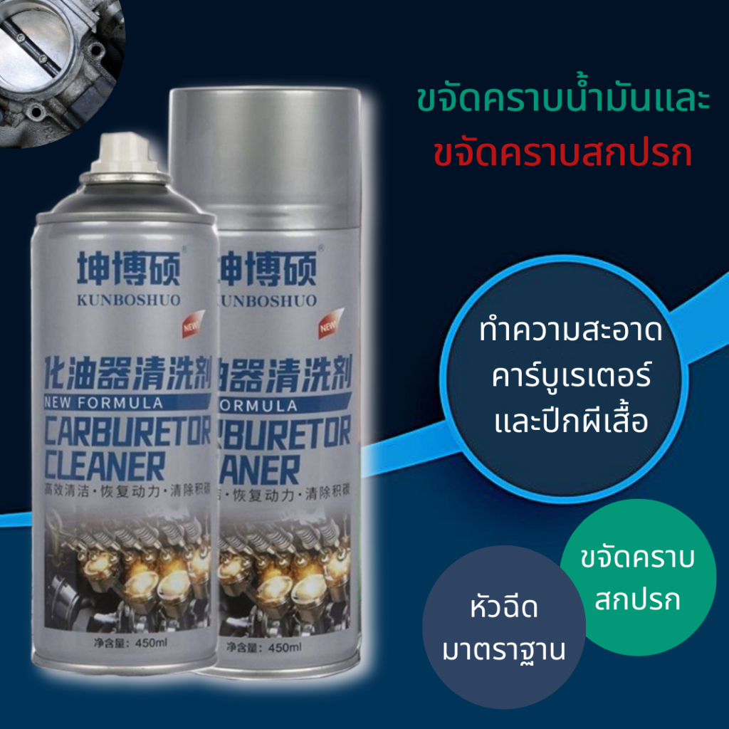 ล้างปีกผีเสื้อ ล้างคาร์บู ล้างลิ้นปีกผีเสื้อ คาร์บูเรเตอร์ แอร์โฟ รถยนต์ น้ำยาทำความสะอาด ลิ้นปีกผีเสื้อ ล้างคราบเขม่า