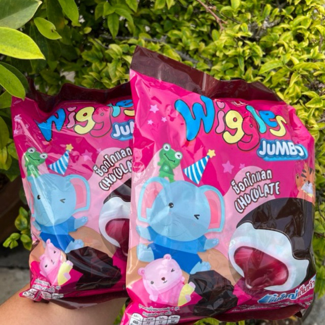 wiggles wiggles มาชเมลโล่เคลือบข้อกโกแลต