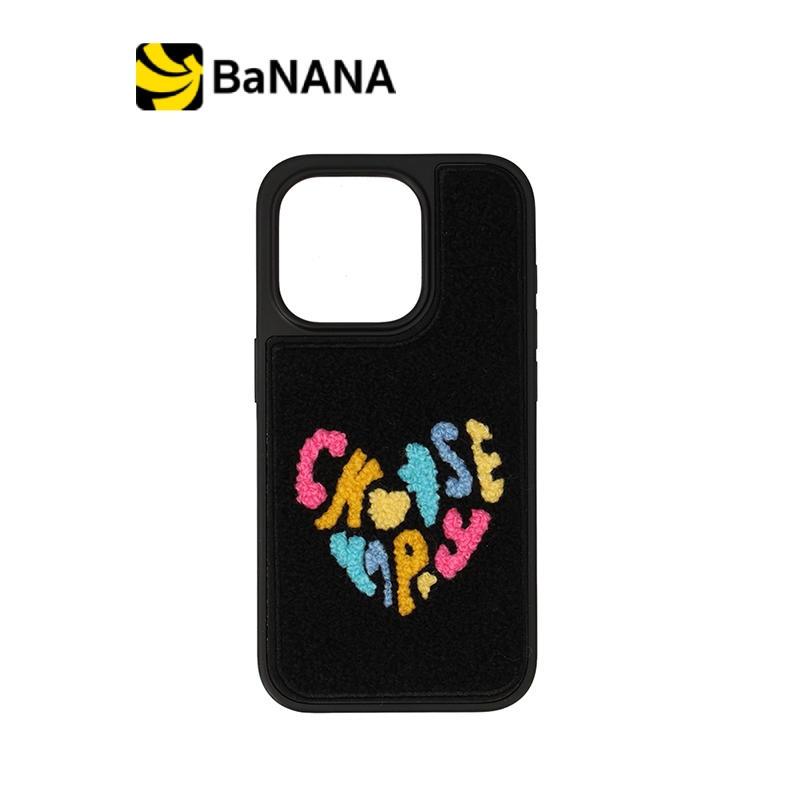 เคส QPLUS iPhone 15 Pro Colorful Happy Black by Banana IT