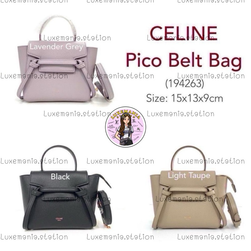 👜: New!! Celine Pico Belt Bag ‼️ก่อนกดสั่งรบกวนทักมาเช็คสต๊อคก่อนนะคะ‼️