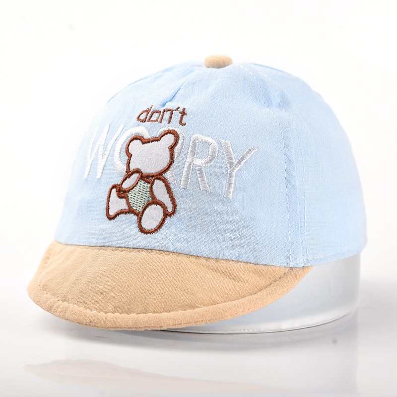 หมวกทารก หมวกกันแดดเด็ก แฟชั่นการ์ตูน เหมาะสําหรับเด็กอายุ 0 ถึง 3 ปี เส้นรอบวงหมวก 48-50CM - รูปที่ 4