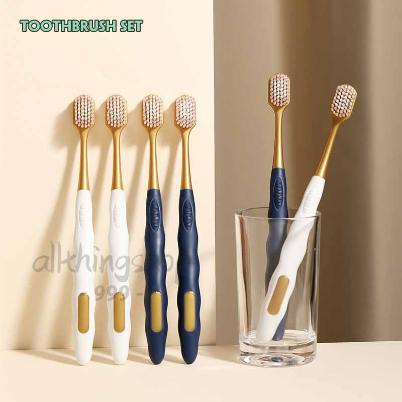 แปรงสีฟัน 1 Set 6 ชิ้น แปรงสไตล์ญี่ปุ่น เกรดพรีเมียมขึ้นห้าง ขนแปรงนุ่ม ด้ามจับถนัดมือ พร้อมส่ง B00013