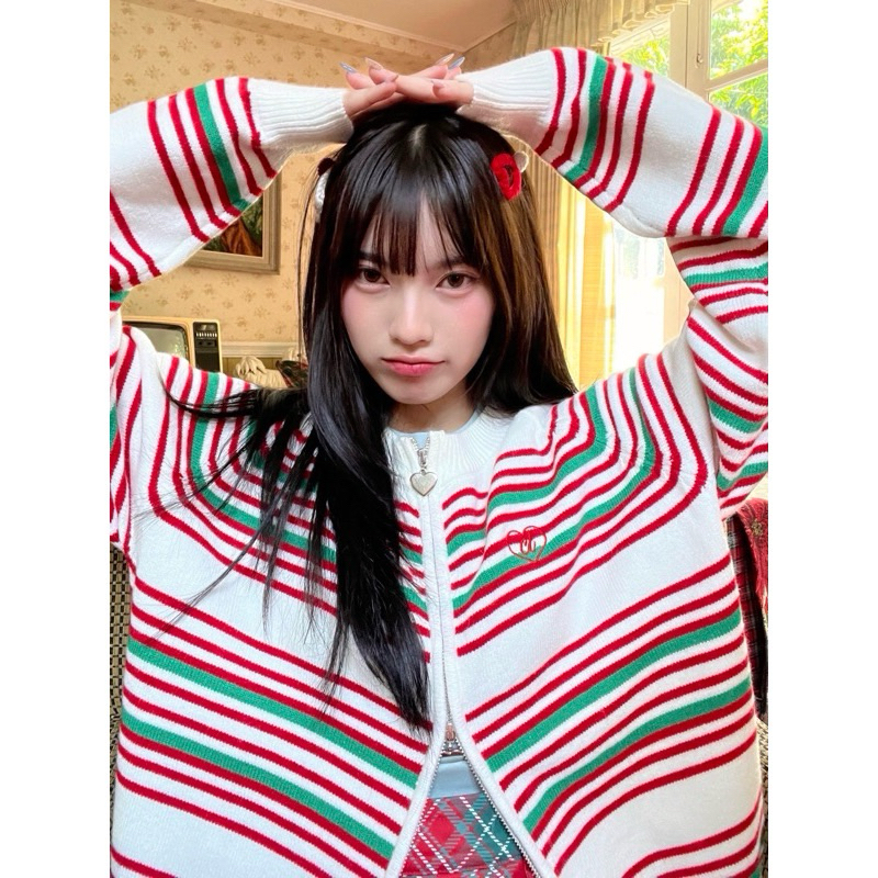 คาร์ดิแกน Fluffy cardigan cintage