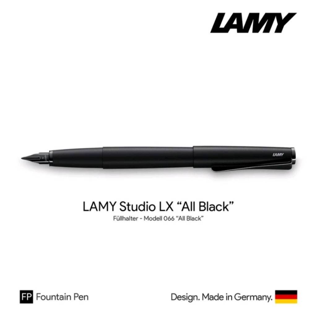 Lamy Studio LX All Black Fountain Pen ปากกาหมึกซึมลามี่สตูดิโอลักซ์ สีออลแบล็ค EF 0.38mm. 066-403374