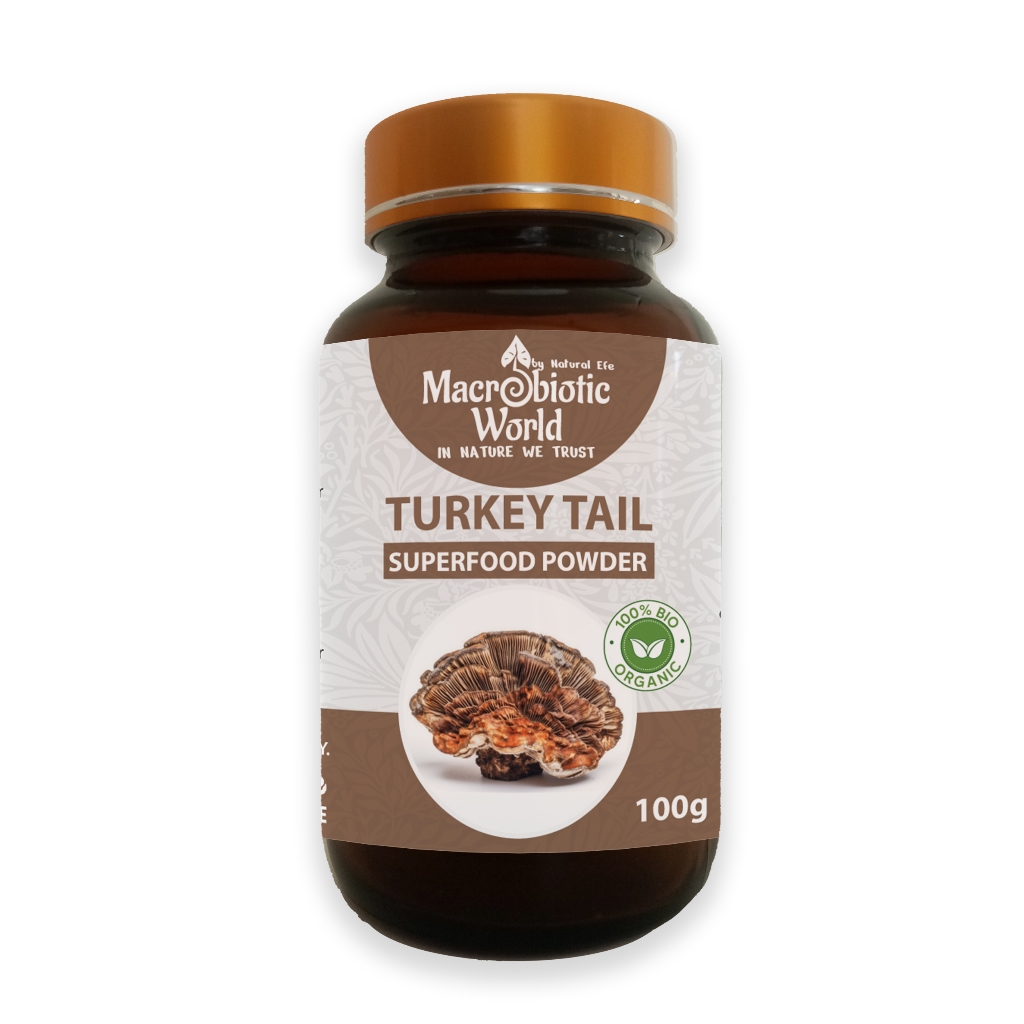 Organic/Bio Turkey Tail Powder | เห็ดหางไก่งวงผง 100g