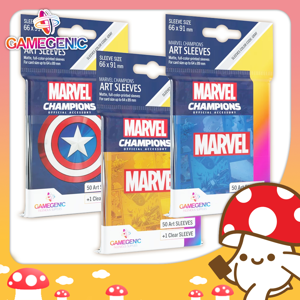 Gamegenic : Marvel Champion Art Sleeves ซองหลังทึบ มาร์เวล จาก Kinoko Card Game Shop | ซองการ์ด TCG 