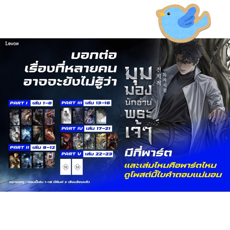 นิยายแปล มุมมองนักอ่านพระเจ้า เล่ม 1-21 [พิมพ์ 1-6]