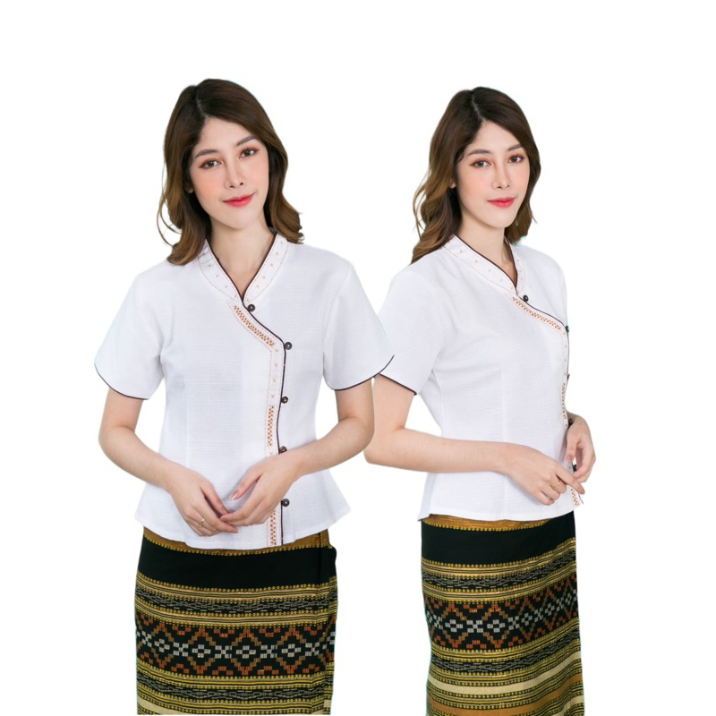 เสื้อพื้นเมืองผู้หญิงป้ายคลิบ