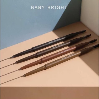 Baby Bright Triangle Slim Brow Pencil 0.07g. เบบี้ ไบร์ท ไทรแองเกิล สลิม บราว เพนซิล ตกแต่งคิ้ว กันน้ำ ติดทน
