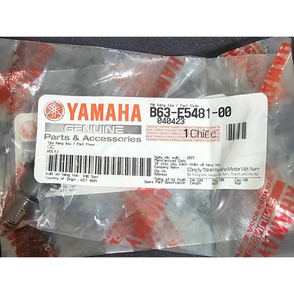 น็อตฝาครอบแคร้ง YAMAHA ( B63-E5481-00)