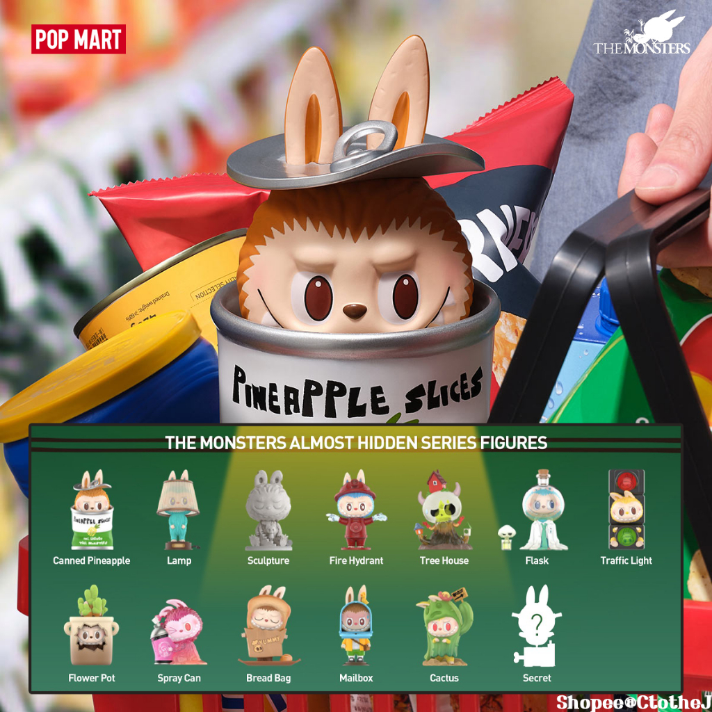 [เลือกตัว-พร้อมส่งจากไทย] POPMART THE MONSTERS Almost Hidden Series Figures - ลาบูบู้ ซ่อนแอบ