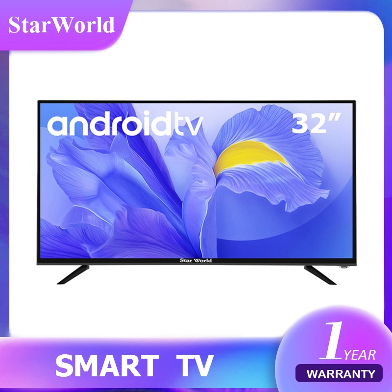 [คูปองลดสูงสุด 400 บ.]  StarWorld LED Digital TV , Smart TV  Android 32 นิ้ว ฟรีสาย HDMI มูลค่า 199 บ.