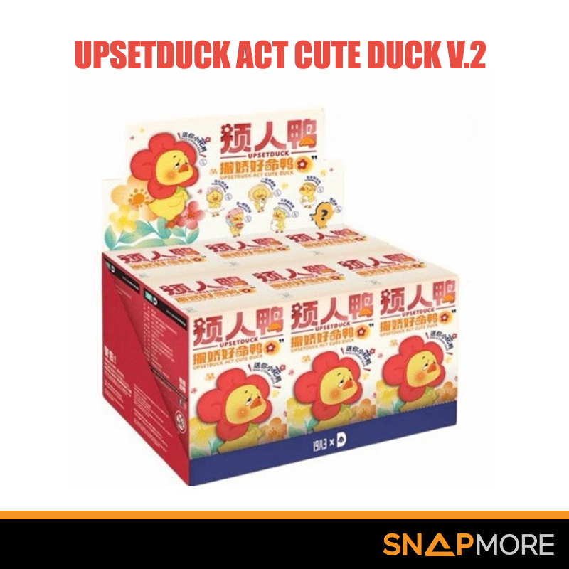 [พร้อมส่ง] Upset Duck Act Cute Duck V2 ยกกล่อง 6 ตัว ไม่แกะซีล ลุ้น SECRET Upset duck V2