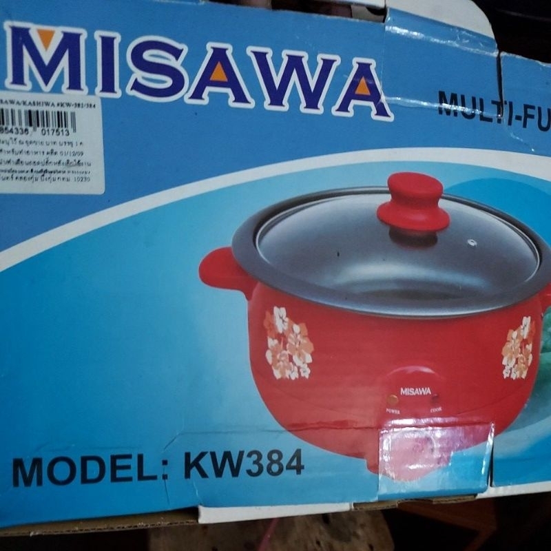 หม้อสุกี้ misawa multi function cooker model kw 384