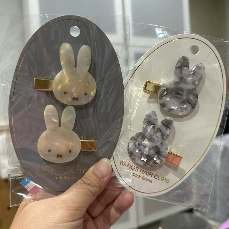 พร้อมส่ง!!!กิ๊บมิฟฟี่ Miffy ลายหินอ่อนของแท้จากญี่ปุ่น