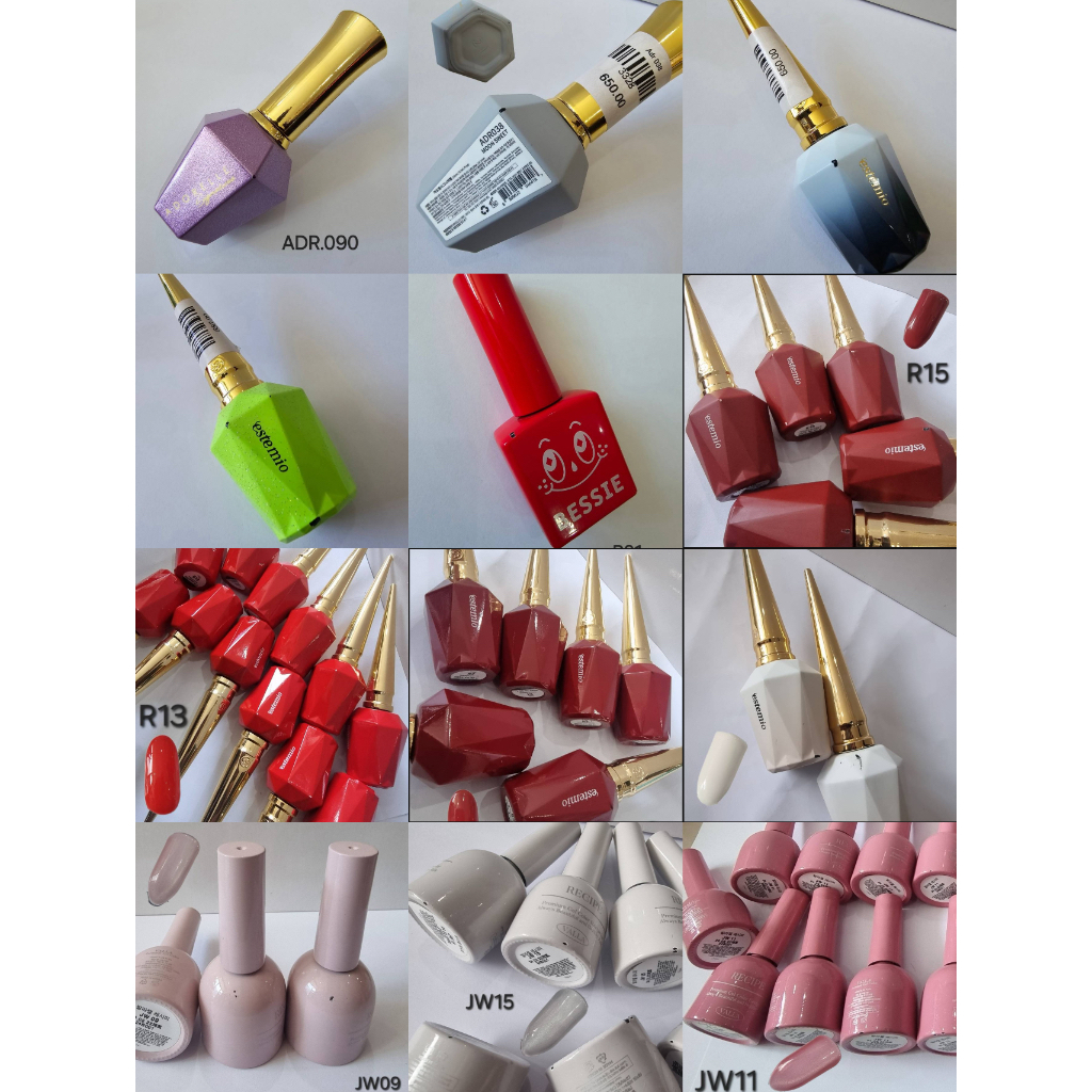 แยกขาย สีเจลเกาหลี🇰🇷 ขวดกะเทาะจากการขนส่ง defectedขวดมีตำหนิ แต่เป็นสินค้าใหม่ ของแท้จากเกาหลี