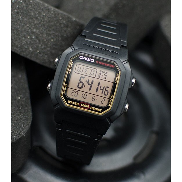 นาฬิกา Casio แท้ รุ่น W-800H นาฬิกาข้อมือ หน้าปัดดิจิตอล สำหรับผู้ชาย -ของแท้ 100% รับประกันสินค้า1 ปีเต็ม
