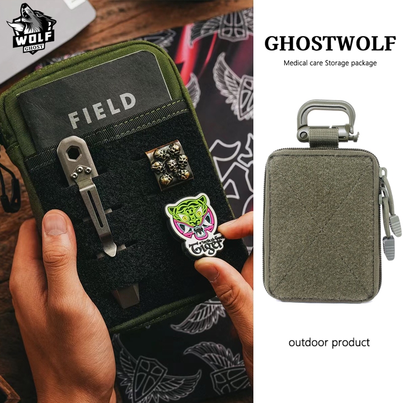 พร้อมส่ง Ghostwolf กระเป๋ายุทธวิธี EDC กระเป๋าปฐมพยาบาลฉุกเฉิน สําหรับตั้งแคมป์ เดินป่า ล่าสัตว์ กลางแจ้ง
