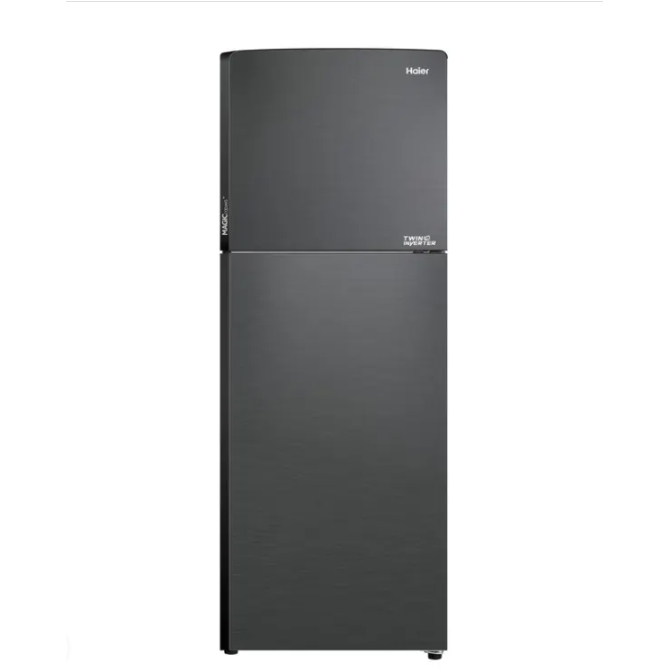ตู้เย็น 2 ประตู HAIER HRF285MNI-BV 9.8Q ดำ-เงิน  (สั่งสินค้า 1 ชิ้น/1 ออเดอร์เท่านั้น)