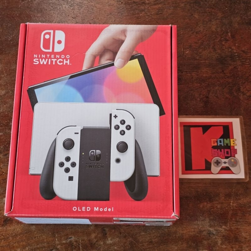 (CFW Atmosphere) Nintendo Switch Oled กล่องแดง White สีขาว มือสอง(USED) เครื่องเล่นเกมส์พกพา#2