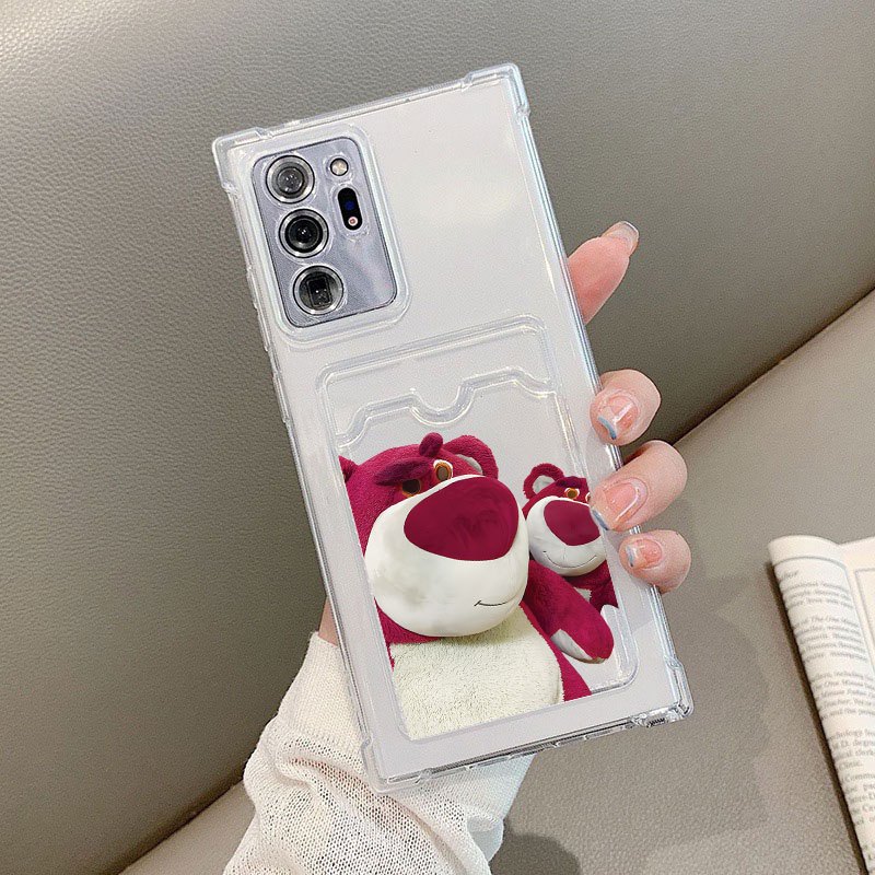 เคสใสใส่บัตรได้ ใส่รูป SAMSUNG A55 5G A15 A05 A05S A14 A24 A34 A54 A04S A23 A13 A12 A53 S23 ultra เคส ลายการ์ตูน น่ารัก