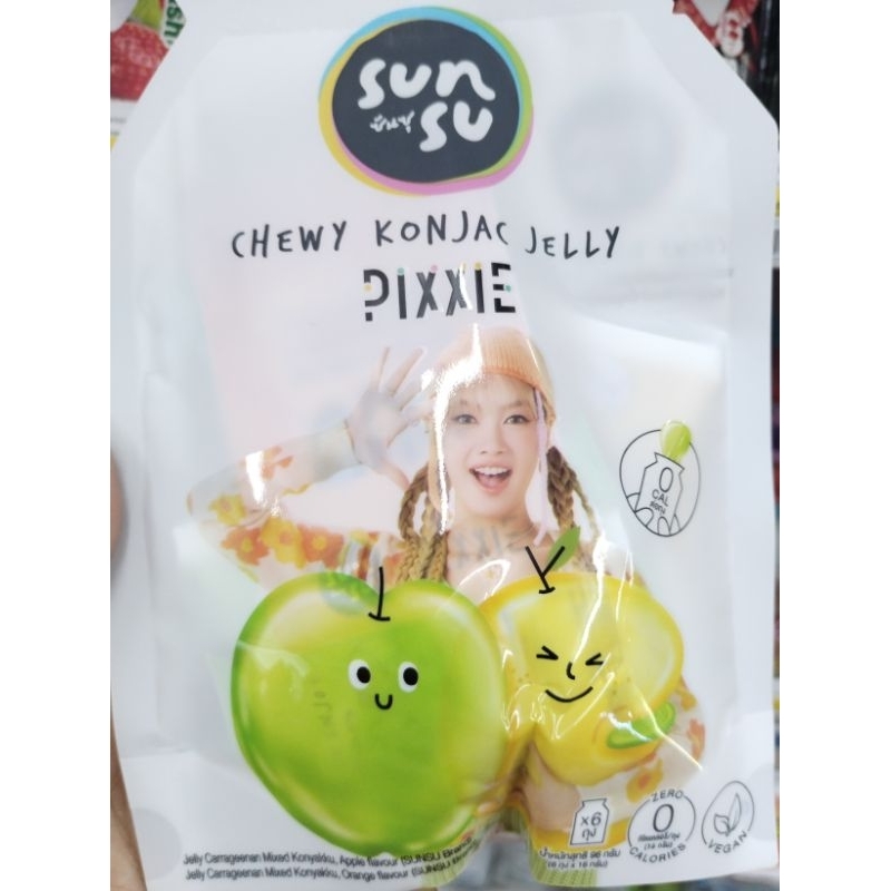 sunsu chewy conjac jelly รสแอบเปิ้ล