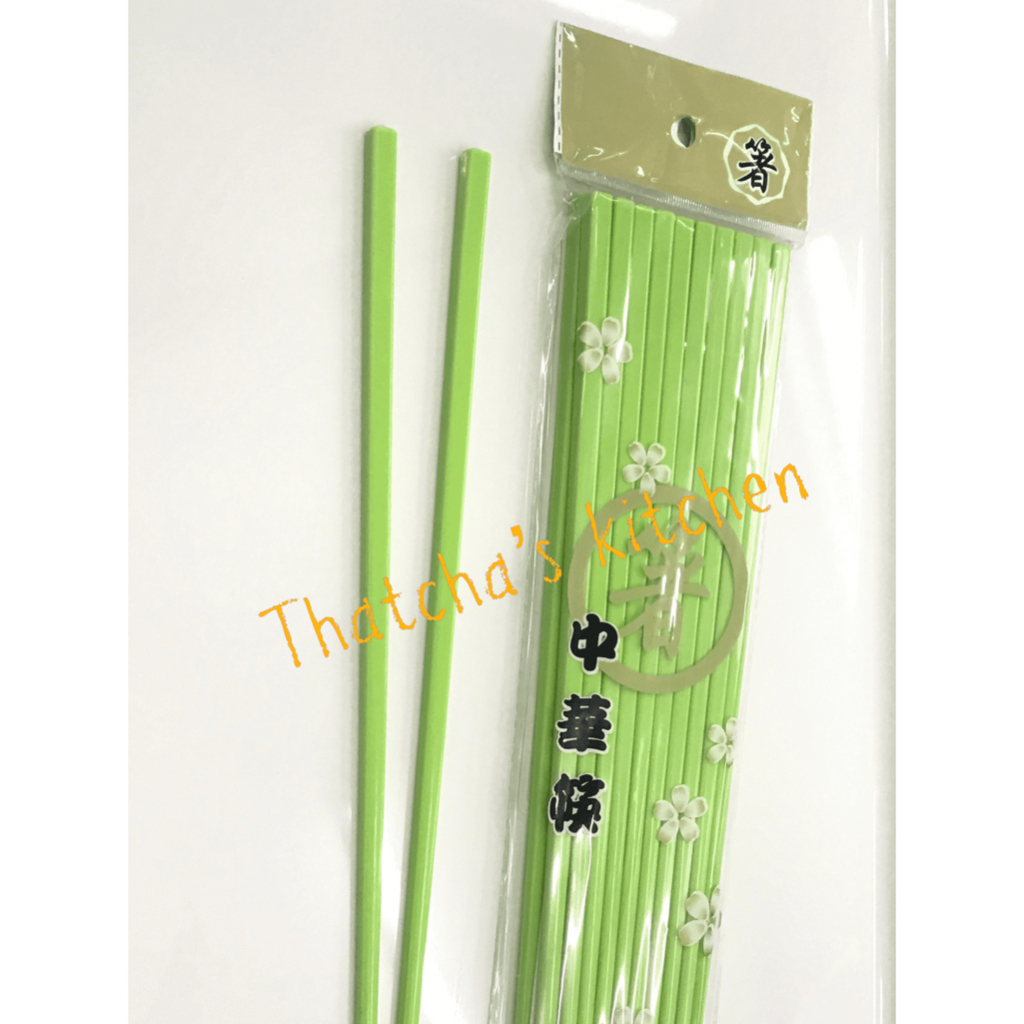 ตะเกียบเมลามีน ยาว 27 ซม. บรรจุ 10 คู่ มี 5 สี สีดำ/สีส้ม/สีเขียวอ่อน/สีแดง/สีครีม