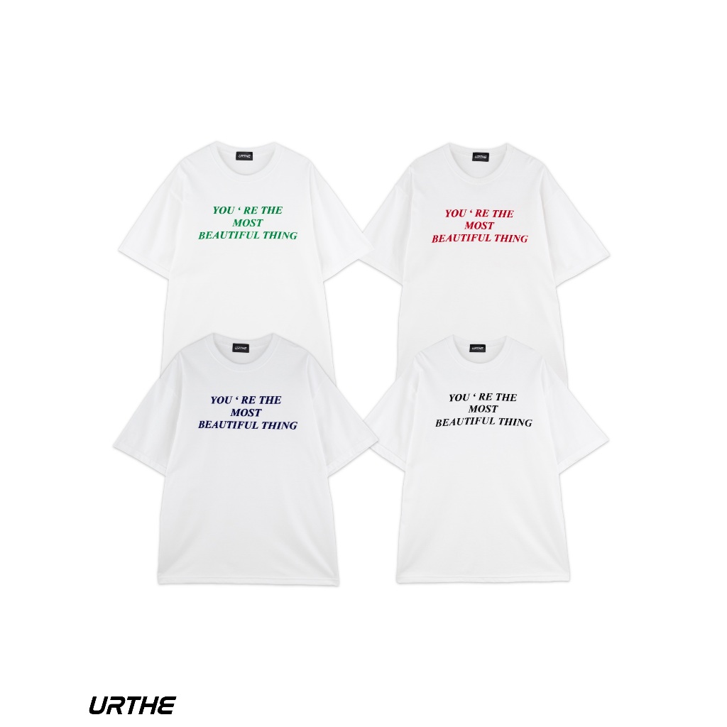 URTHE - เสื้อยืด เเขนสั้น สกรีนลาย รุ่น THE MOST