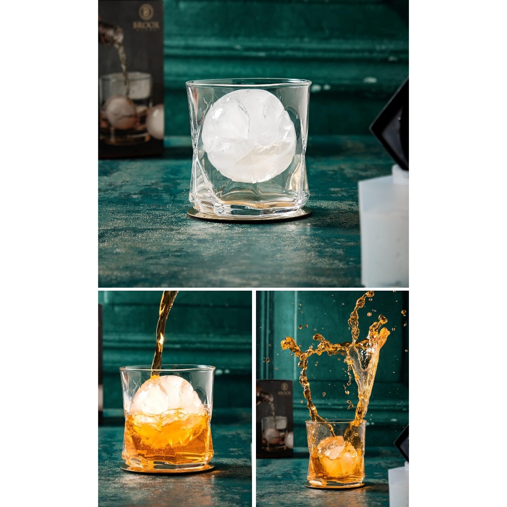 ถาดน้ำแข็งกลม พิมพ์ทำน้ำแบบกลม แบบ1ก้อน ขนาดน้ำแข็ง 2.5 นิ้ว ใช้วัสดุฟู๊ตเกรดอย่างดี Sphere Ice Molds - รูปที่ 6