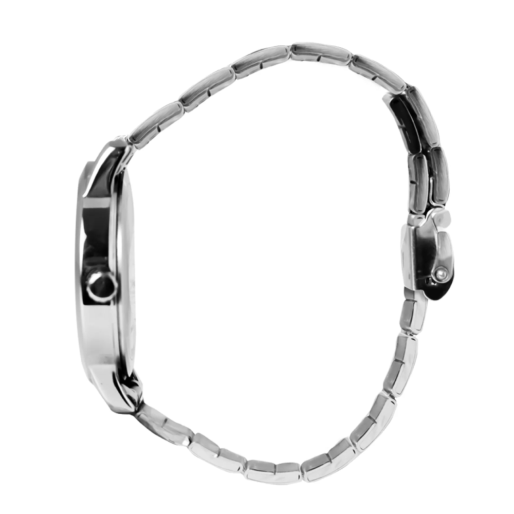 TIMEX TW00NTD54E Benedict Day-Date Stainless Steel Band Silver 39mm. นาฬิกา นาฬิกาข้อมือ นาฬิกาข้อมือผู้หญิง