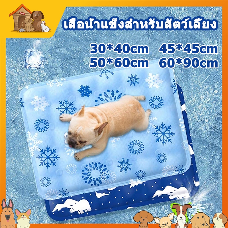 [พร้อมส่งในไทย] แผ่นเจลเย็นแมว แผ่นเจลเย็นสุนัข เบาะนอนเย็น ที่นอนเจลเย็นสุนัข ที่นอนเจลเย็น สำหรับสัตว์เลี้ยง