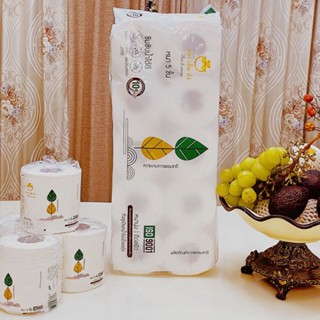 [ทิชชู่แบบม้วน] หนา 5 ชั้นทองเต็มถัง 1 แพค