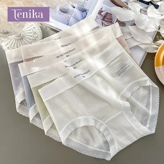 TENIKA กางเกงชั้นในผู้หญิง งานผ้าซีทรู ไม่อับ นุ่มลื่น บางเบา ยืดหยุ่นได้ดีมากๆ สวมใส่สบายสุดๆ
