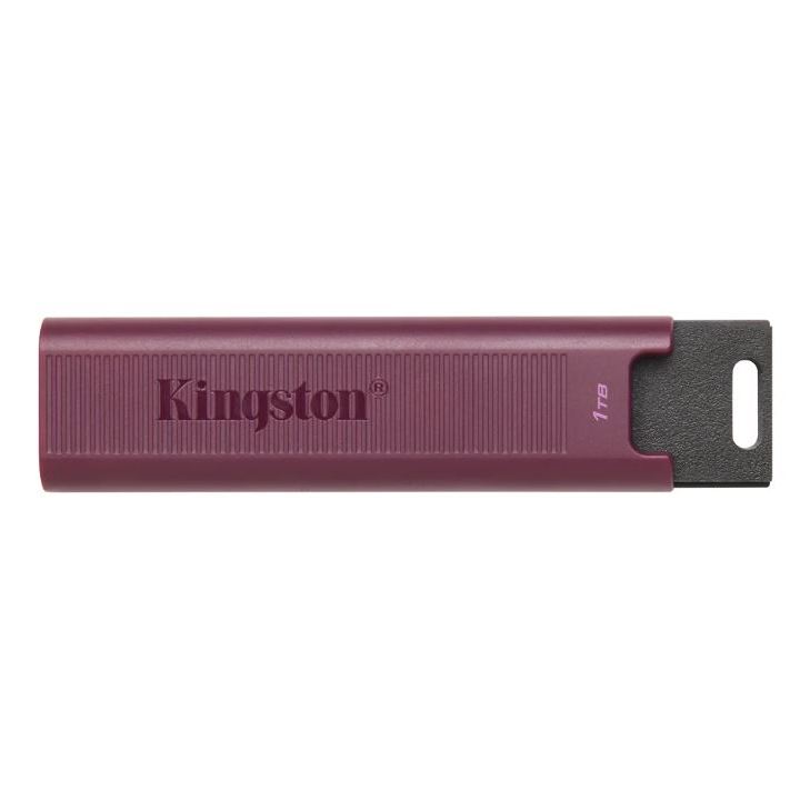 1 TB FLASH DRIVE (แฟลชไดร์ฟ) KINGSTON DATATRAVELER MAX USB 3.2 GEN 2 (USB-A) (RED) (DTMAXA/1TB)