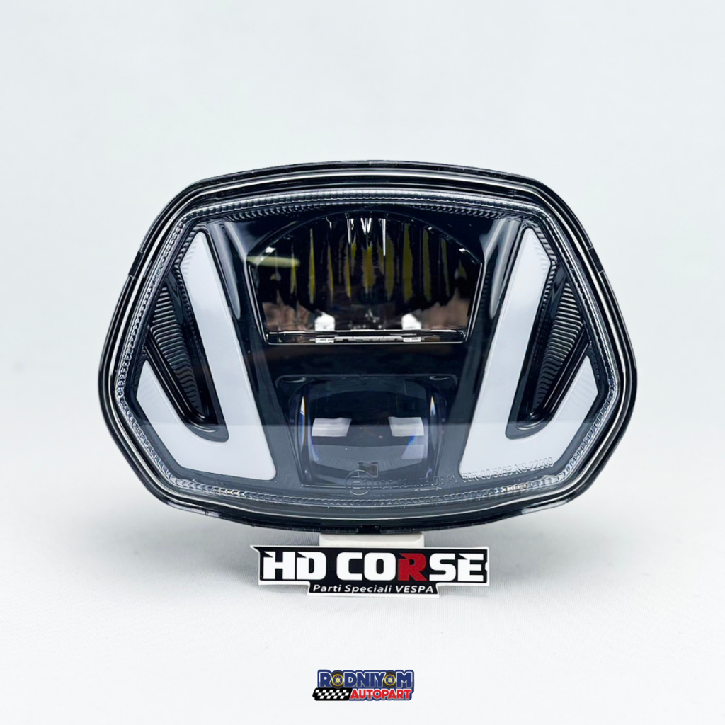 HD CORSE ไฟหน้า LED สำหรับ Vespa Sprint