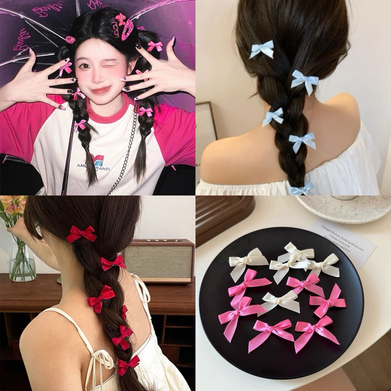 โบว์ติดผม 🔻พร้อมส่งจากไทย🔺 รวมโบว์จิ๋ว กิ๊บติดผม สไตล์เวียดนามเวียดใจ น่ารักสุด