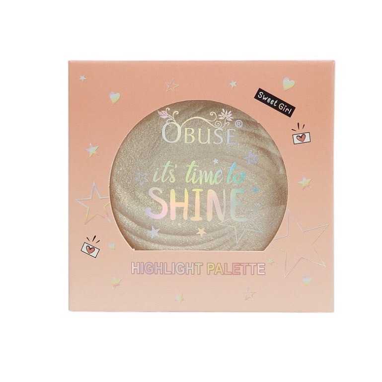 โอบิวซ์ ไฮไลท์ Obuse It's Time To Shine Highlight Palette 12g