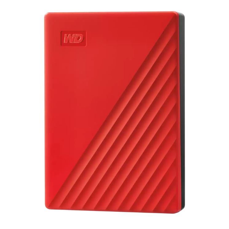 4 TB PORTABLE HDD (ฮาร์ดดิสก์พกพา) WD MY PASSPORT (RED) (WDBPKJ0040BRD)