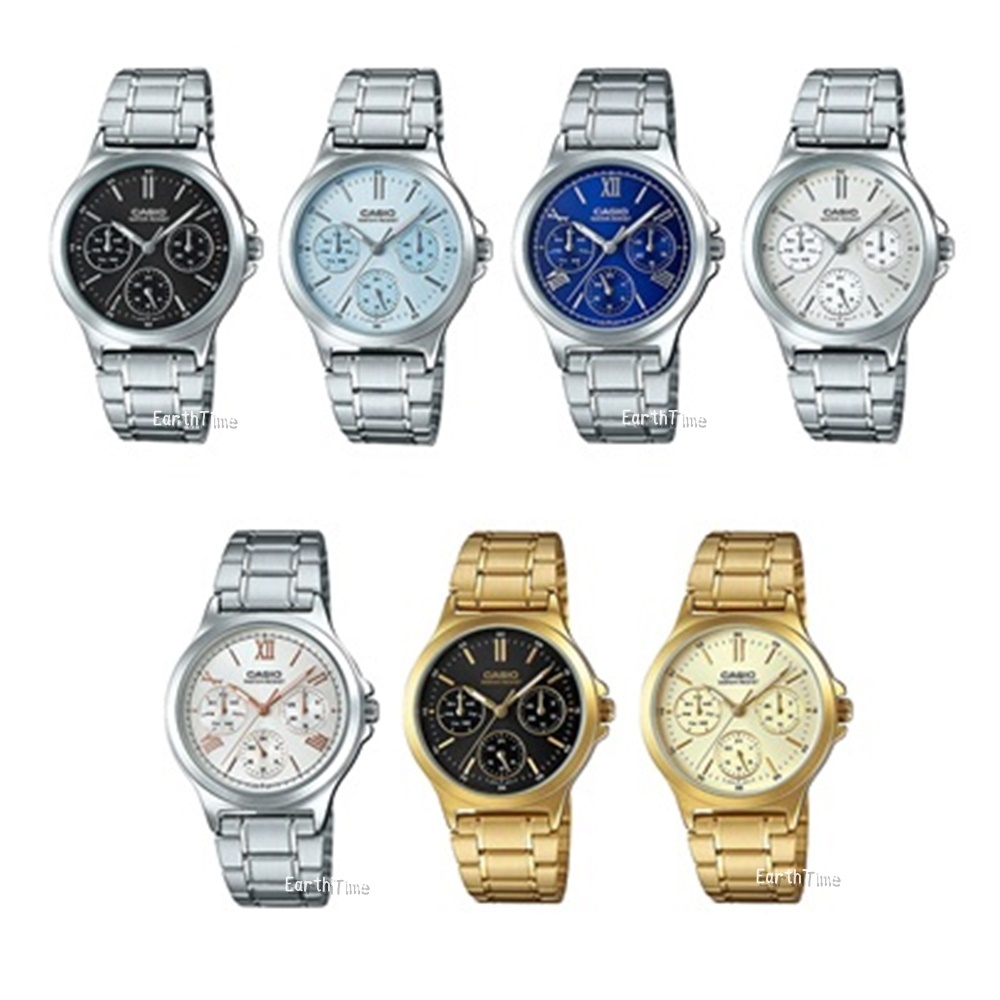 CASIO ผู้หญิง รุ่น LTP-V300 Series / LTP-V300D-1A,LTP-V300D-2A,LTP-V300D-4A,LTP-V300D-9A,LTP-V300G