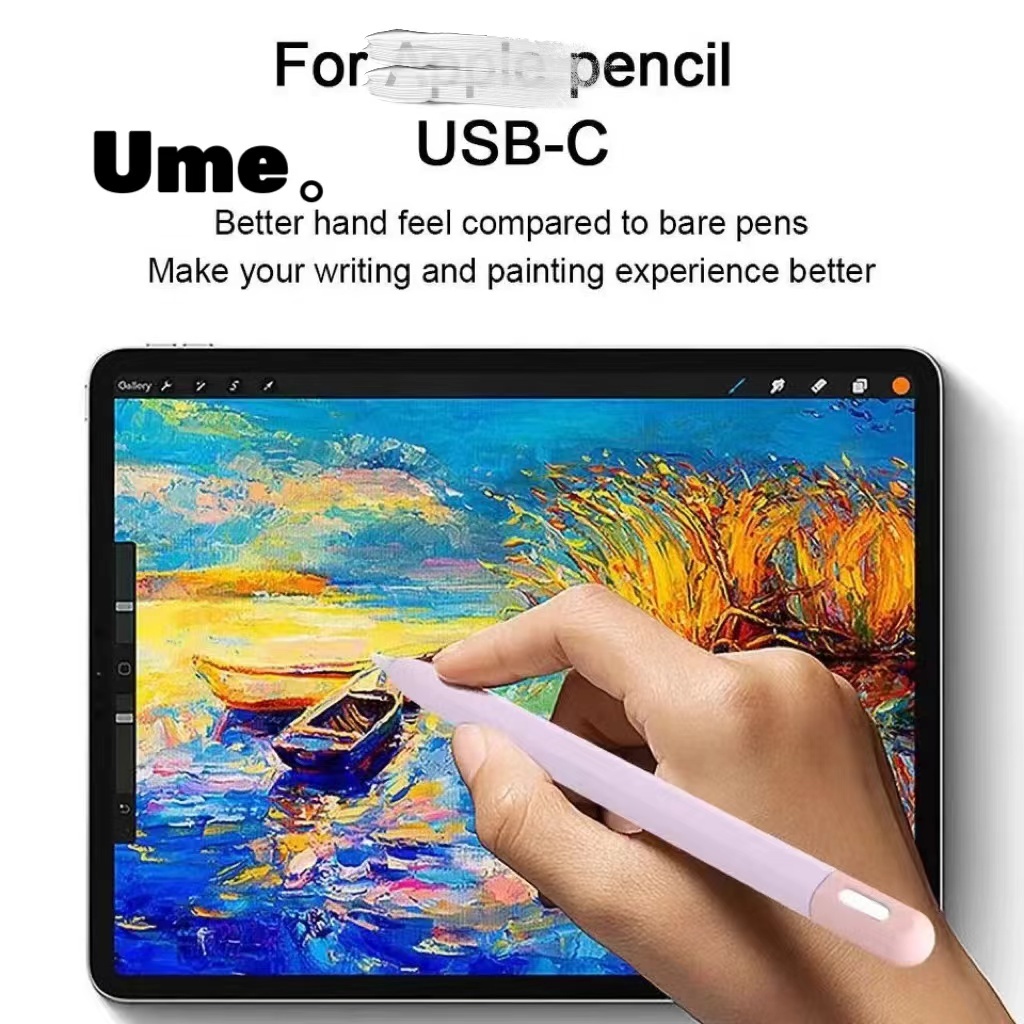 [ พร้อมส่ง!! ] เคส ปากกา สำหรับ Pencil 1 2 pro Pocky case ซิลิโคน ปลอก ปากกา กันลื่น กันรอย กันกระแทก