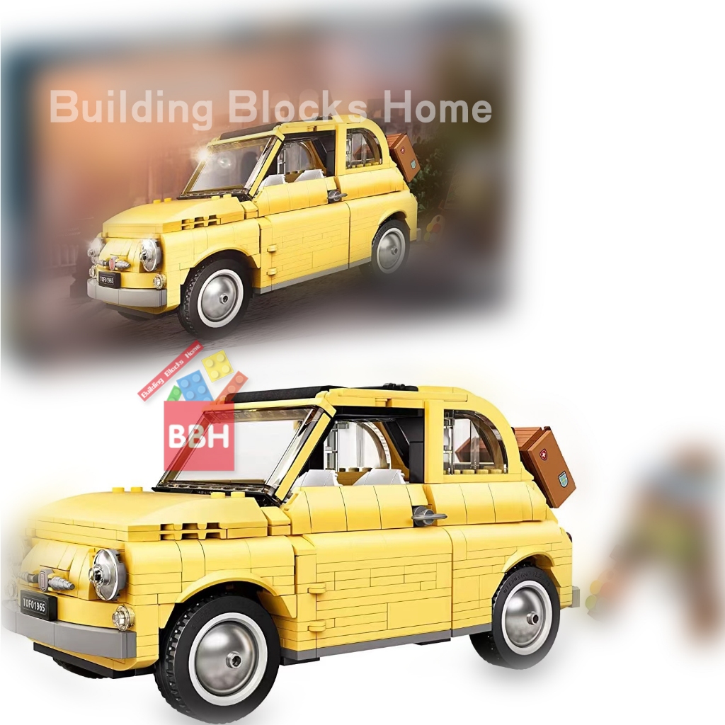 ⚡จัดส่งตลอด 24 ชั่วโมง ⚡Compatible lepin Technic Toy Building Blocks Fiat500 10271（960+PCS）