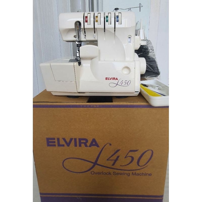 Elvira จักรโพ้งริมผ้ารุ่น L450 (มือสอง)